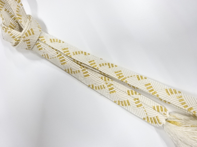 正絹　手組帯締め